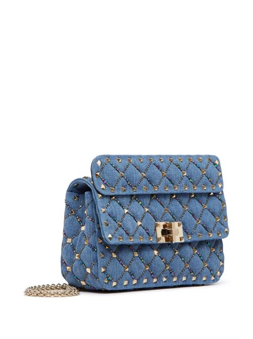 Borsa Rockstud in denim Valentino Garavani | 4W2B0123ARNYG7